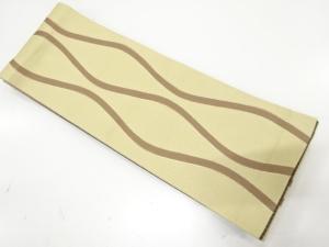 立涌模様織り出し　半幅帯